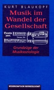 Tapa de Musik im Wandel der Gesellschaft. Grundzüge der Musiksoziologie