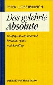 Tapa de Das gelehrte Absolute