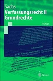 Tapa de Verfassungsrecht II - Grundrechte