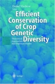 Tapa de Efficient Conservation of Crop Genetic Diversity