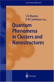Tapa de Quantum phenomena in clusters and nanostructures