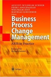 Tapa de Business process change management