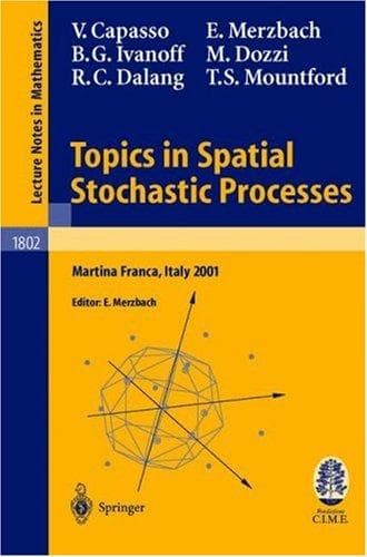 Tapa de Topics in Spatial Stochastic Processes