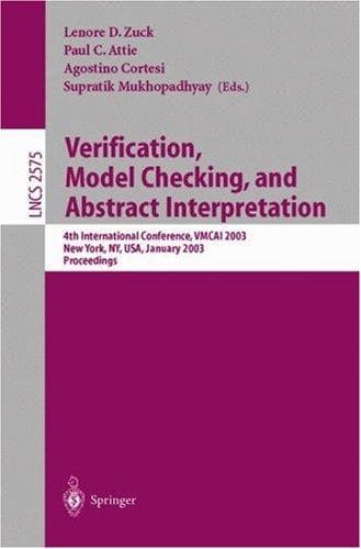 Tapa de Verification, model checking, and abstract interpretation