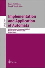 Tapa de Implementation and Application of Automata