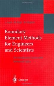 Tapa de Boundary element methods for engineers and scientists