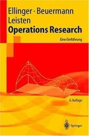 Tapa de Operations Research