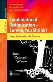 Tapa de Combinatorial optimization--Eureka, you shrink!