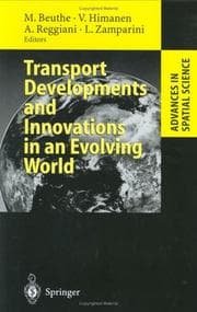 Tapa de Transport Developments and Innovations in an Evolving World