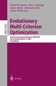Tapa de Evolutionary multi-criterion optimization