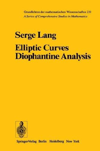 Tapa de Elliptic Curves
