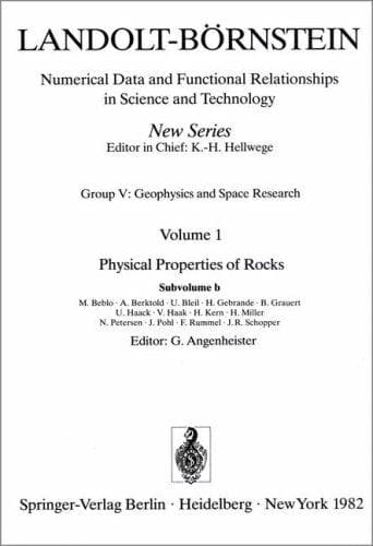 Tapa de Physical Properties of Rocks