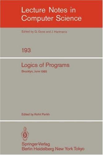 Tapa de Logics of Programs