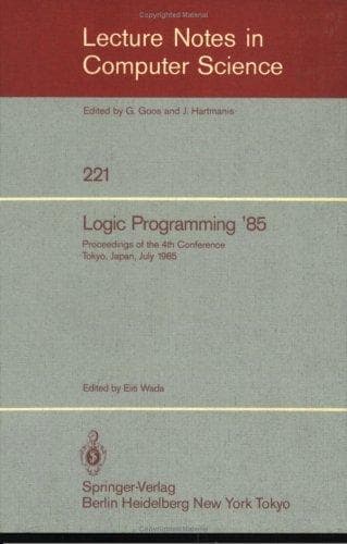 Tapa de Logic Programming '85