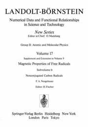 Tapa de Nonconjugated Carbon Radicals / Nicht-konjugierte Kohlenstoff-Radikale (Numerical Data & Functional Relationships in Science & Technology)