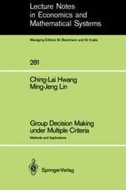 Tapa de Group Decision Making under Multiple Criteria