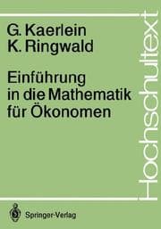 Tapa de Einführung in die Mathematik für Ökonomen