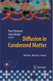 Tapa de Diffusion in condensed matter