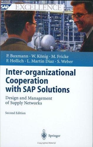 Tapa de Inter-organizational cooperation with SAP solutions