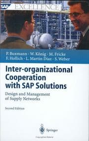 Tapa de Inter-organizational cooperation with SAP solutions