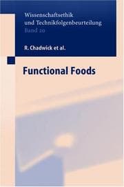 Tapa de Wissenschaftsethik und Technikfolgenbeurteilung, Bd. 20: Functional foods