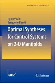 Tapa de Optimal syntheses for control systems on 2-D manifolds