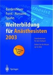 Tapa de Weiterbildung Für Anästhesisten 2003