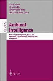 Tapa de Ambient intelligence