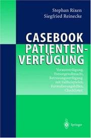 Tapa de Casebook Patientenverfügung