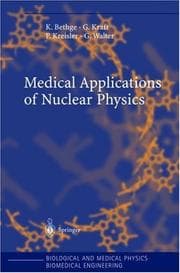 Tapa de Medical applications of nuclear physics