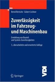 Tapa de Zuverlässigkeit in Maschinenbau und Fahrzeugtechnik