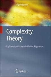 Tapa de Complexity theory