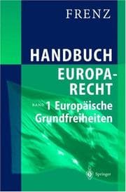 Tapa de Handbuch Europarecht: Band 1