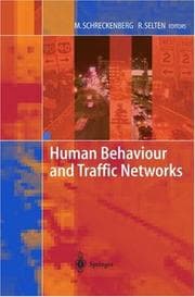Tapa de Human behaviour and traffic networks