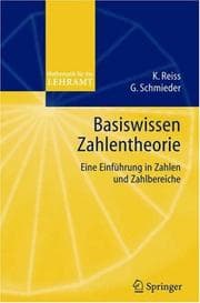 Tapa de Basiswissen Zahlentheorie