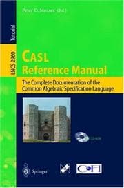 Tapa de CASL Reference Manual