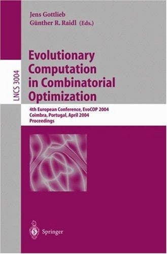 Tapa de Evolutionary computation in combinatorial optimization