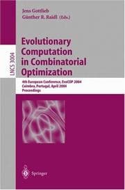 Tapa de Evolutionary computation in combinatorial optimization