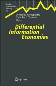 Tapa de Differential information economies