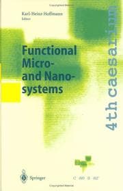 Tapa de Functional micro- and nanosystems