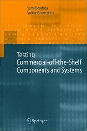 Tapa de Testing commercial-off-the-shelf components and systems