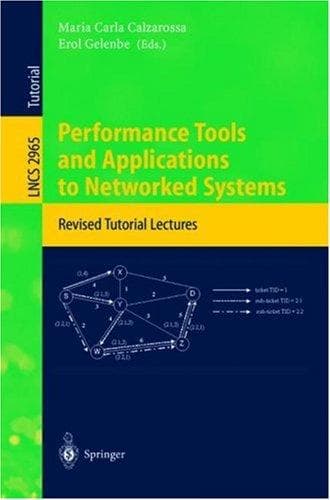 Tapa de Performance tools and applications to networked systems