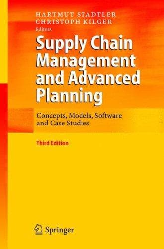 Tapa de Supply chain management and advanced planning