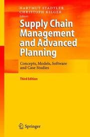 Tapa de Supply chain management and advanced planning