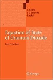 Tapa de Equation of state of uranium dioxide