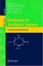 Tapa de Validation of stochastic systems