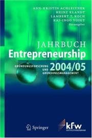 Tapa de Jahrbuch Entrepreneurship 2004/05