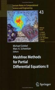 Tapa de Meshfree methods for partial differential equations II