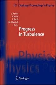 Tapa de Progress in turbulence