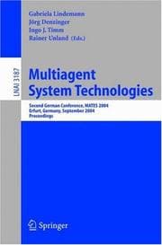 Tapa de Multiagent system technologies